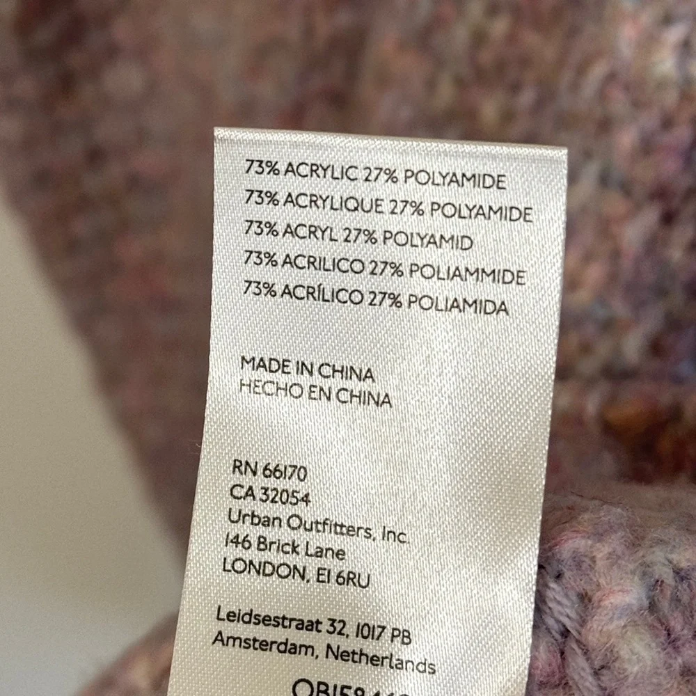 Free People Lola Sweater Mini Dress Size Medium Purple Fall Winter